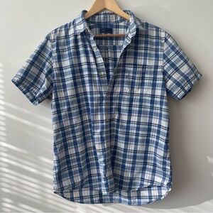 Gap Men’s Checkered Button Up Shirt Size Large